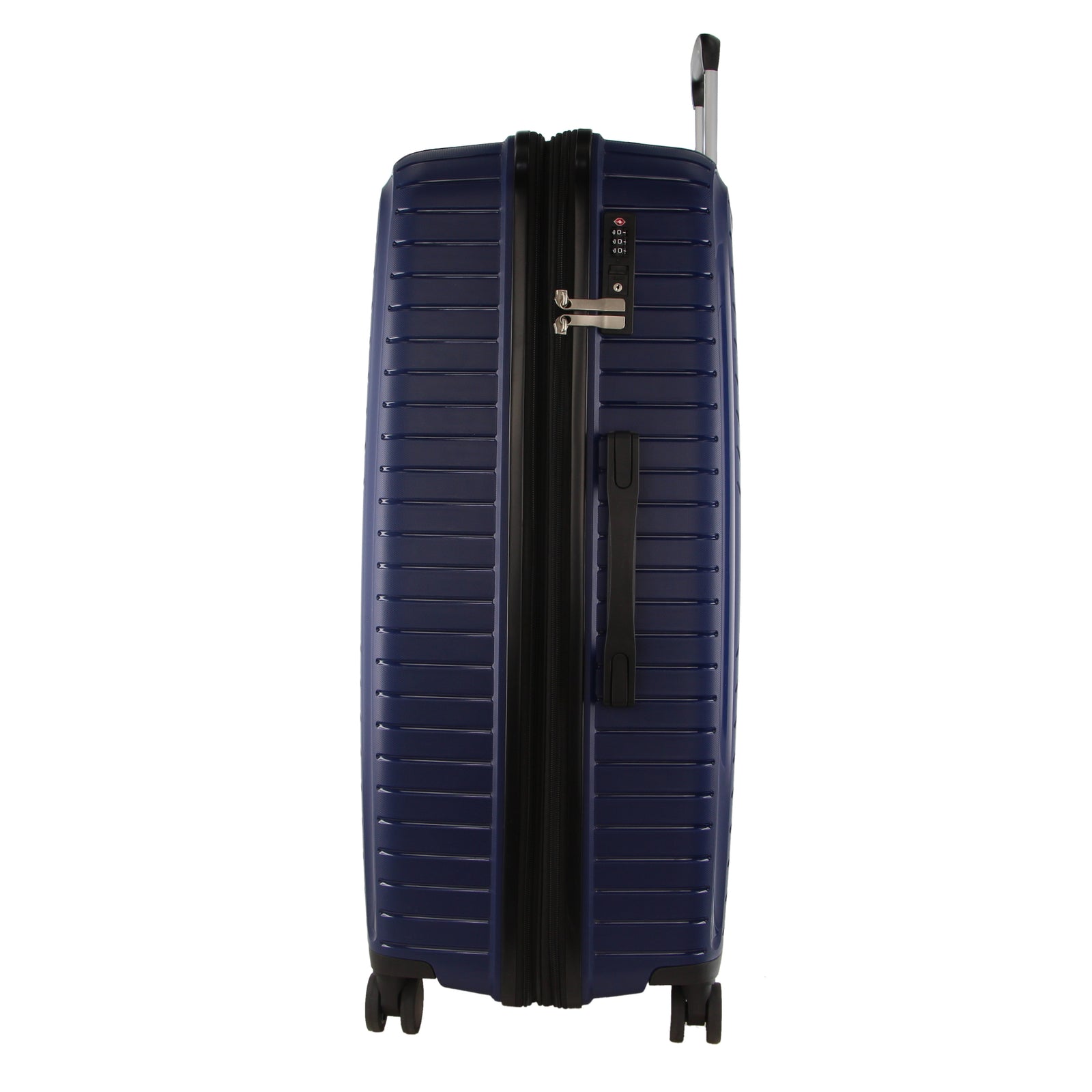65cm Medium Hard-Shell Suitcase Travel Luggage Bag - Navy
