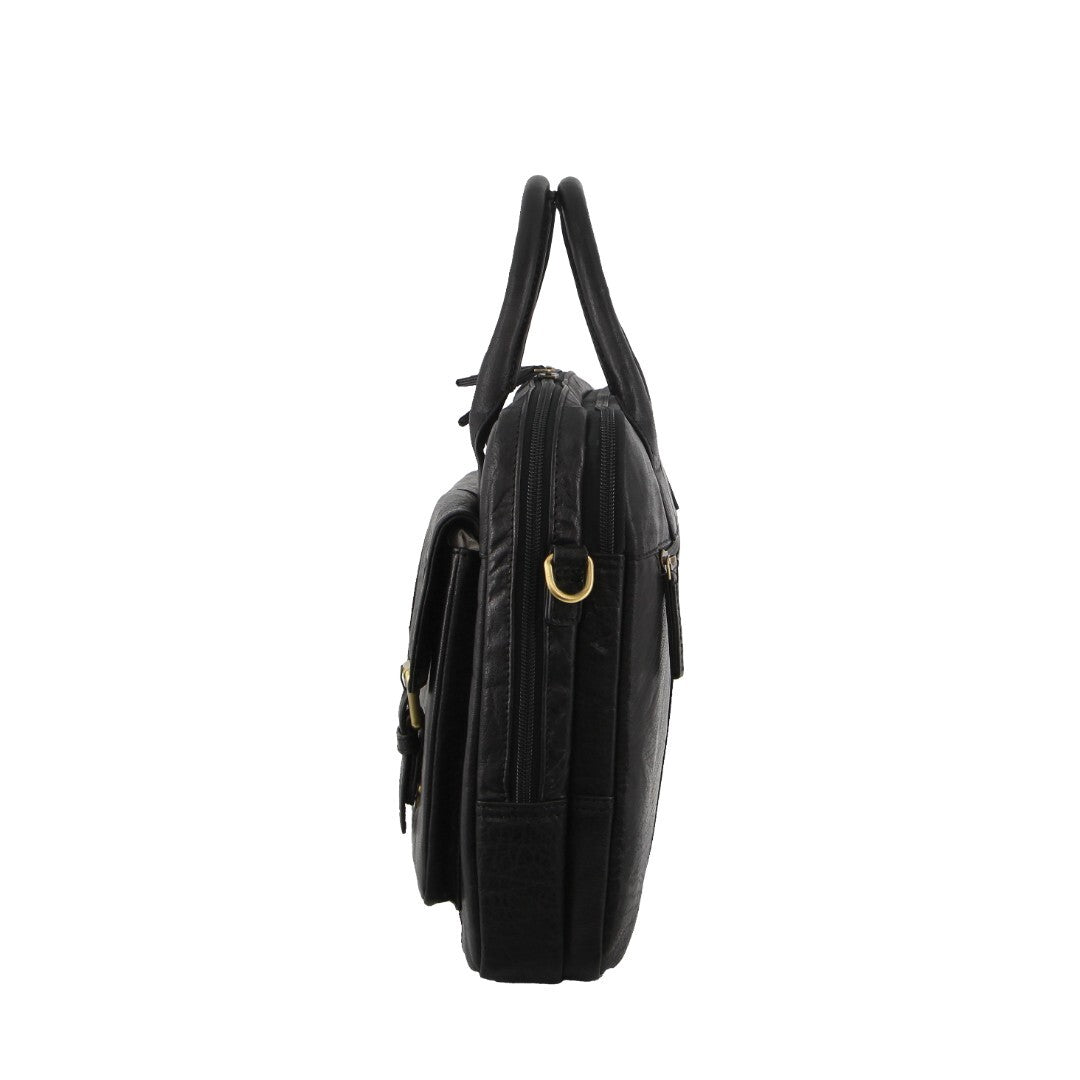 Pierre Cardin Leather Multi-Compartment Business 15