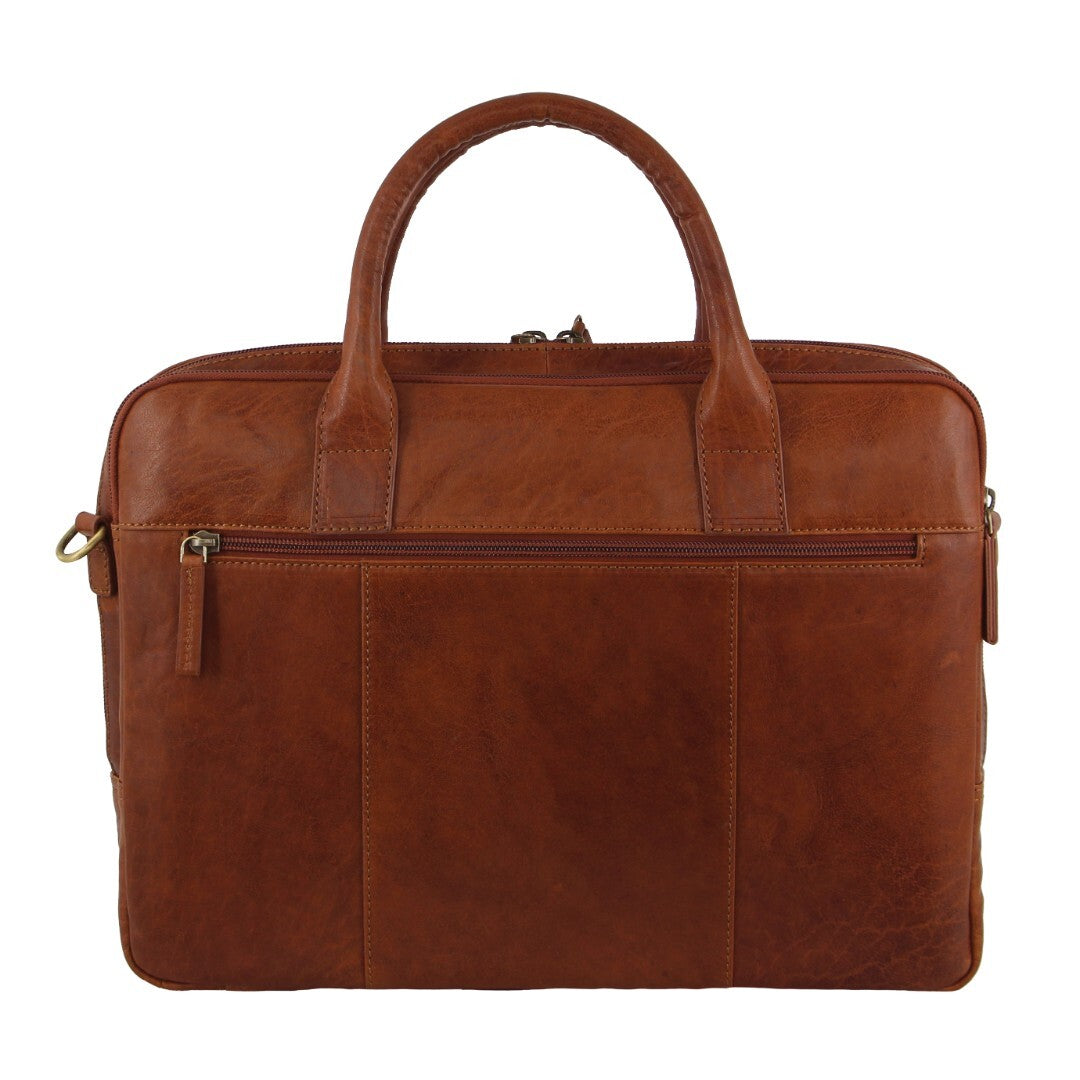 Pierre Cardin Leather Multi-Compartment Business 15