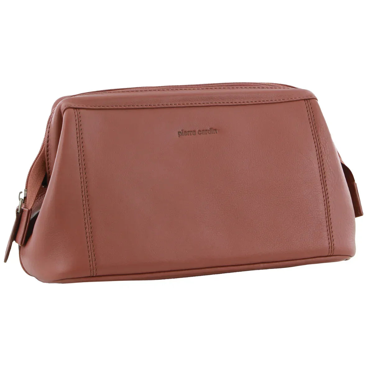 Mens Rustic Leather Toiletry Case Bag Travel - Casia Rose