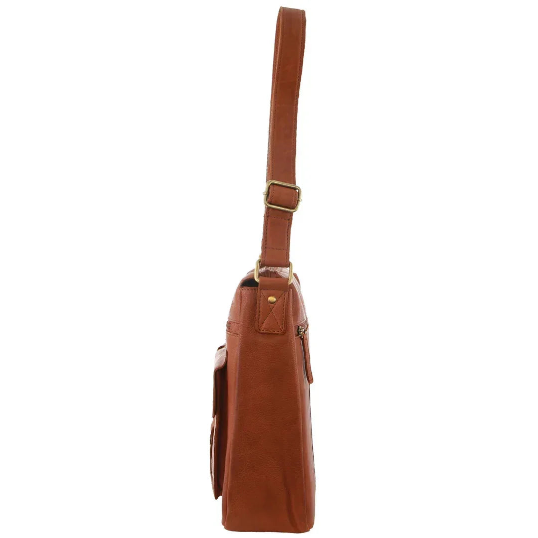 Leather Briefcase Bag Tote 13