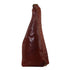 Mens Sling Bag Rustic Leather Crossbody Chest Backpack - Chestnut
