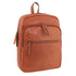 Womens Vintage Backpack Bag in Cognac