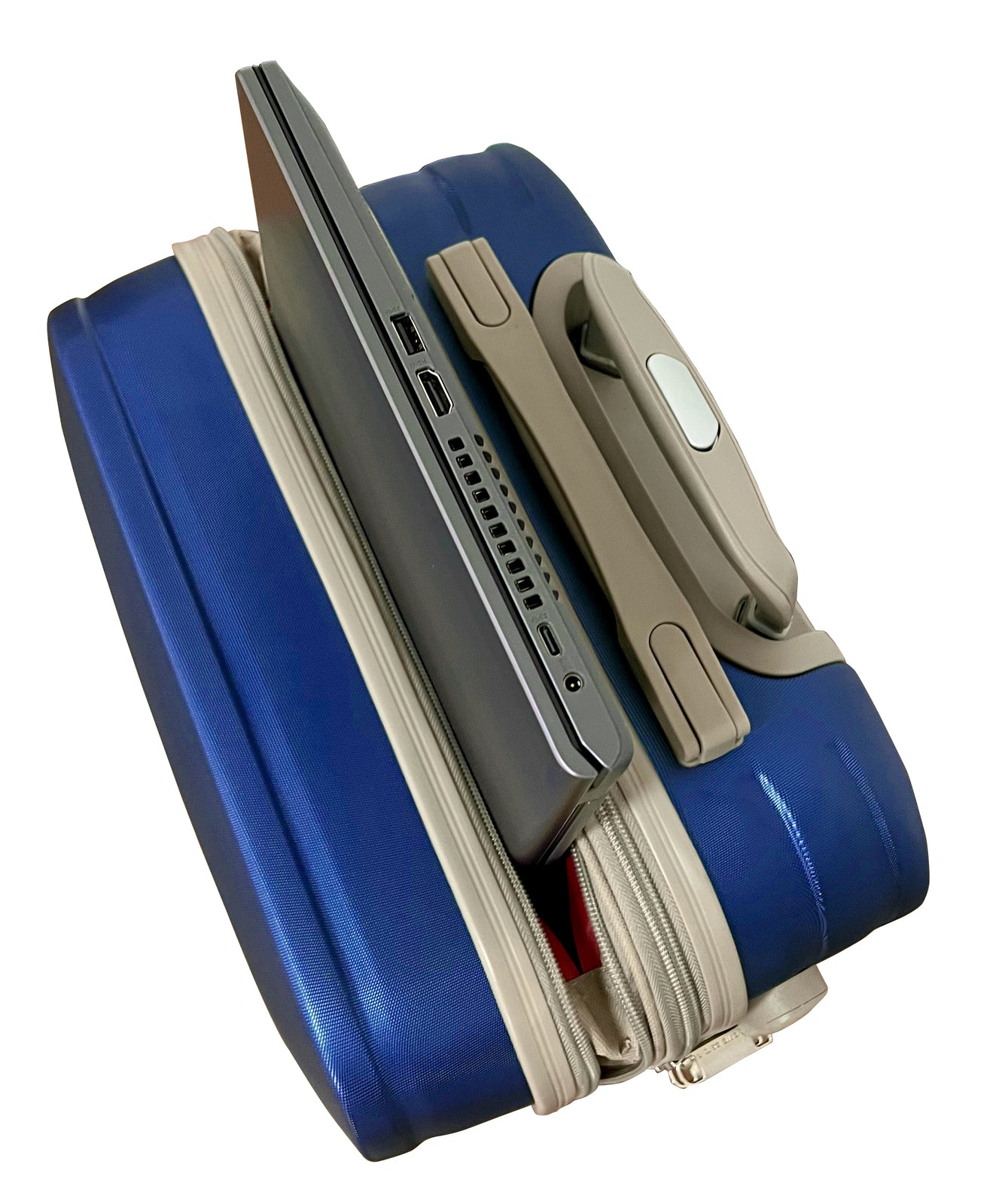 Hardshell Cabin Luggage Bag Travel Carry On TSA 54cm (49L) - Ocean