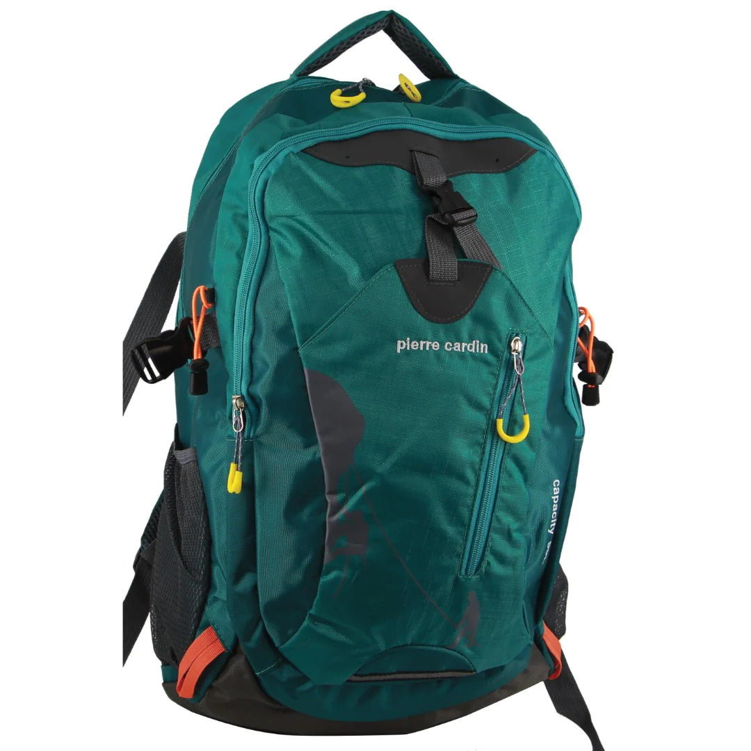 Mens Nylon Travel & Sport Medium Backpack Bag in Green