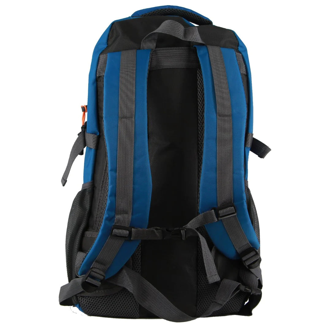 Mens Nylon Travel & Sport Large Backpack Bag in Blue