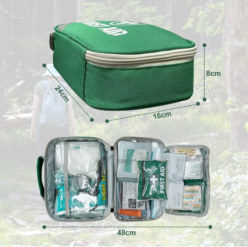 258pcs PREMIUM FIRST AID KIT Medical Travel Set Emergency Family Safety Office