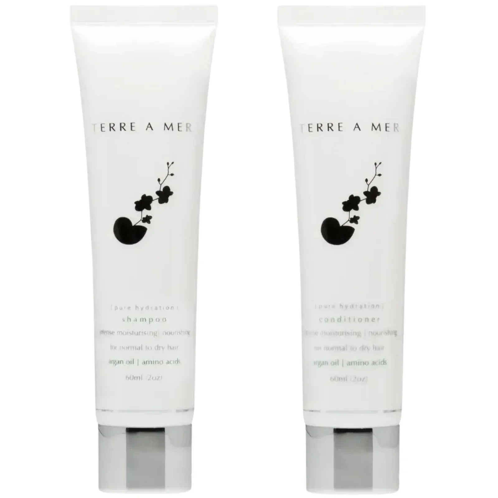 Pure Hydration Amino Acid/Argan Oil Shampoo & Conditioner  - 60ml Travel Size