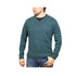 100% Shetland Wool V Neck Knit Jumper Pullover Mens Sweater Knitted - Sherwood (32) - XL