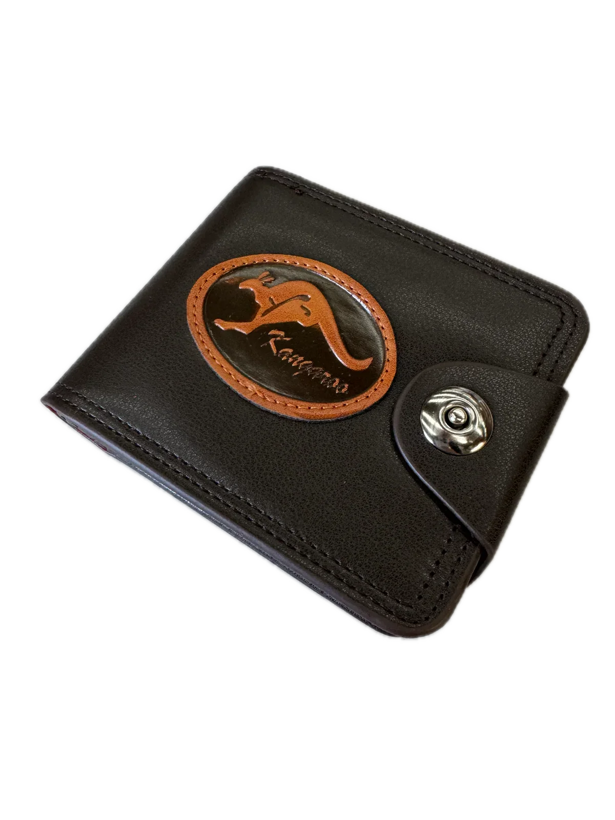 Souvenir Wallet Australia Classic Australian Kangaroo in Brown