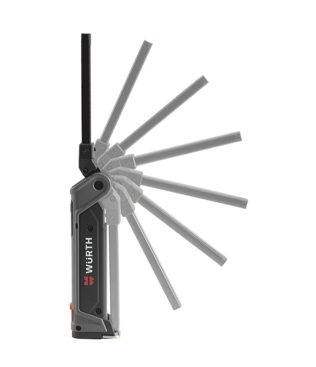 Cordless LED Work Lamp 700 Lumen USB Rechargeable Folding Head Light