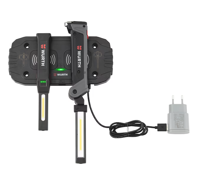 Cordless LED Work Lamp 700 Lumen USB Rechargeable Folding Head Light