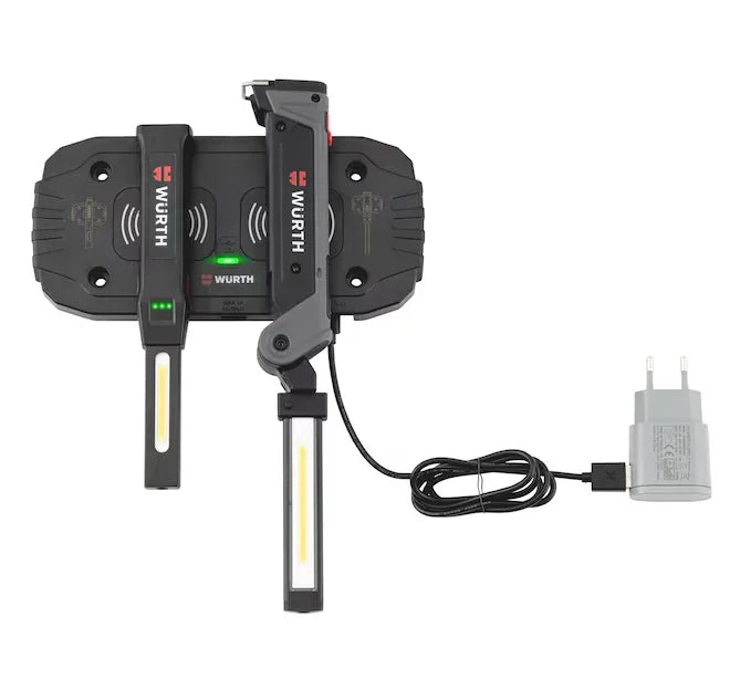 Cordless LED Handheld Work Lamp ERGOPOWER BEND+ – 700 Lumen, Folding Head, USB Rechargeable