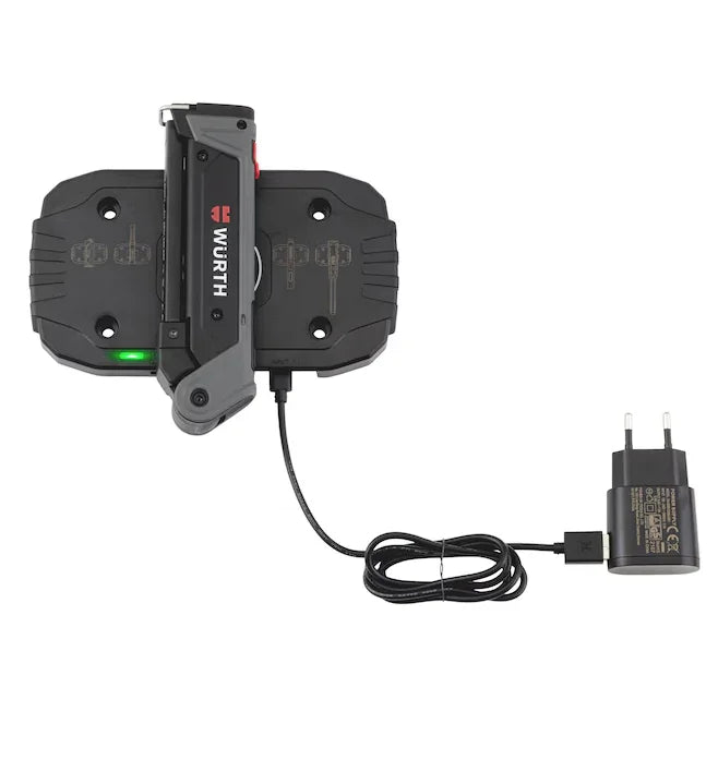 Cordless LED Handheld Work Lamp ERGOPOWER BEND+ – 700 Lumen, Folding Head, USB Rechargeable