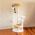 5-Platform Plush and Wicker Cat Tree