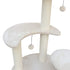 5-Platform Plush and Wicker Cat Tree