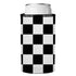 Large Checkerboard Stubby Cooler - Standard