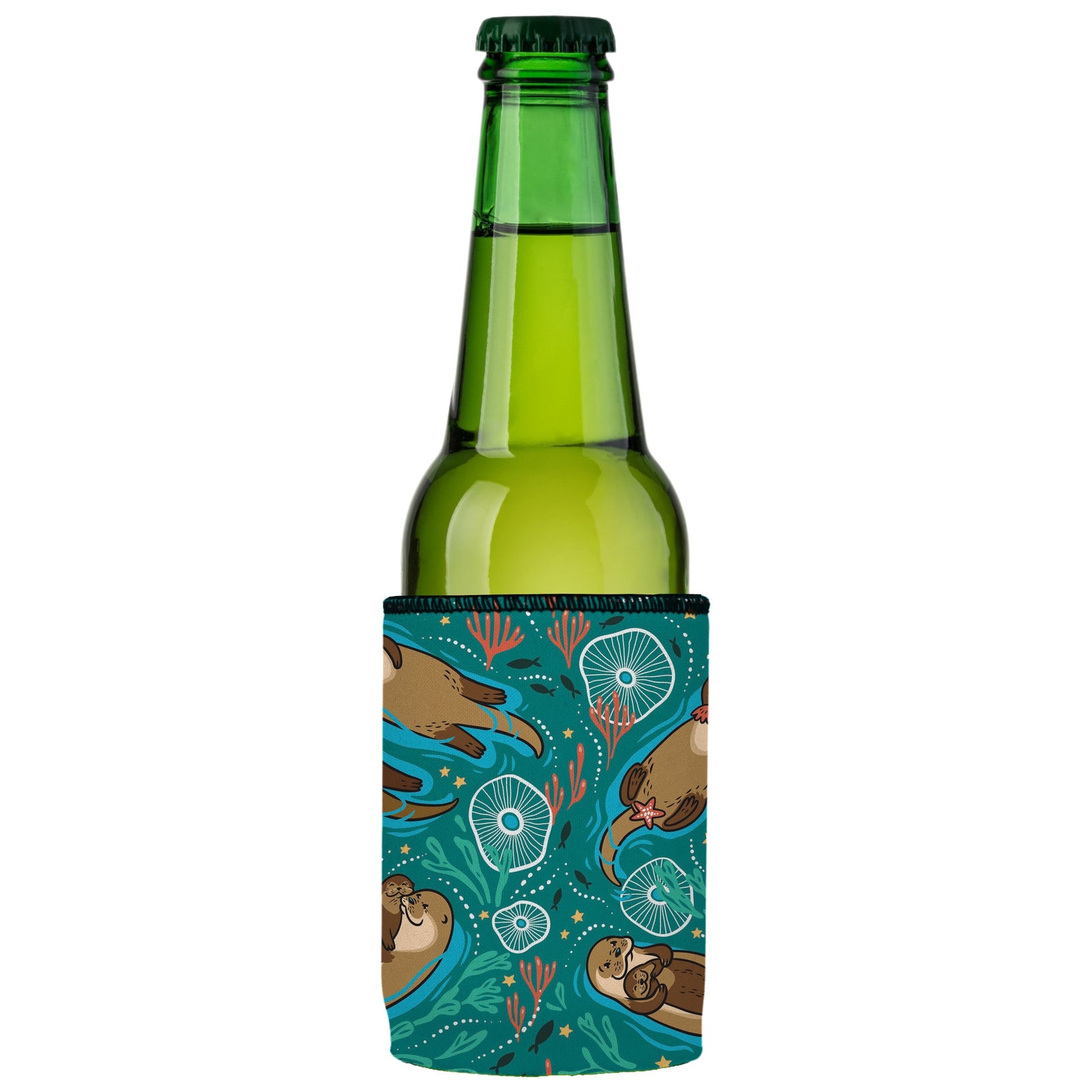 Sea Otters Chillin Stubby Cooler 2-Pack - Standard
