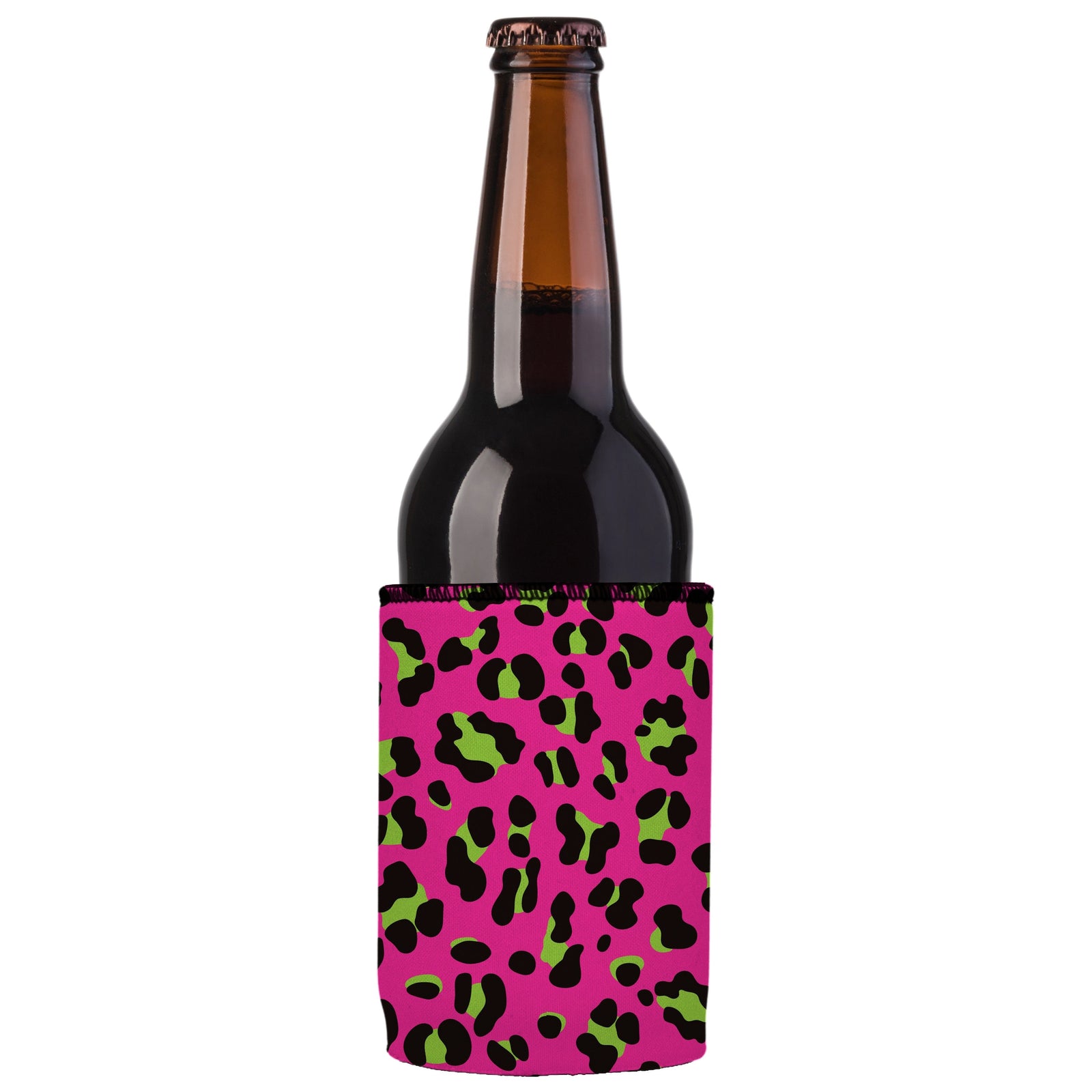 80s Leopard Print Stubby Cooler 2-Pack - Standard