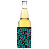 Teal Leopard Pattern Stubby Cooler - Standard