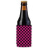 Pink Checkerboard Stubby Cooler 2-Pack - Standard