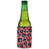 Coral Leopard Print Stubby Cooler 2-Pack - Standard