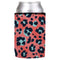 Coral Leopard Print Stubby Cooler - Standard