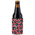 Coral Leopard Print Stubby Cooler - Standard