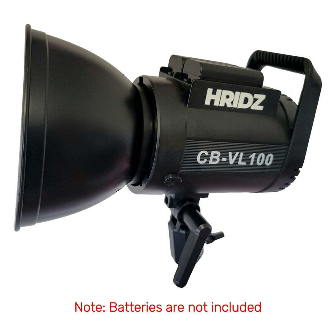 HRIDZ CB-VL100 100W Battery-Operated Bi-Colour LED Video Light Professional Outd