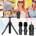 K31 Wireless Mini Microphone 3 in 1 for iOS, Android, Camera Smartphone DSLR Desktop Laptop