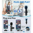 K31 Wireless Mini Microphone 3 in 1 for iOS, Android, Camera Smartphone DSLR Desktop Laptop