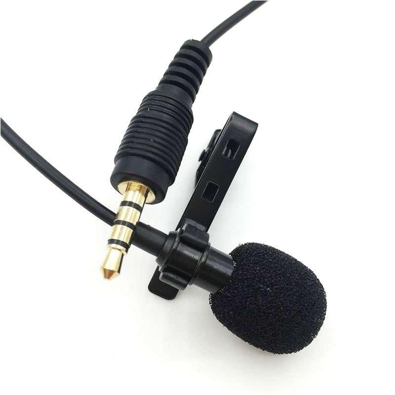3.5mm Clip-on Lapel Lavalier Microphone for Mobile Phone