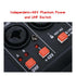 EMC-G04 Audio Mixer with UHF Wireless Microphone for DJ Karaoke PC Record