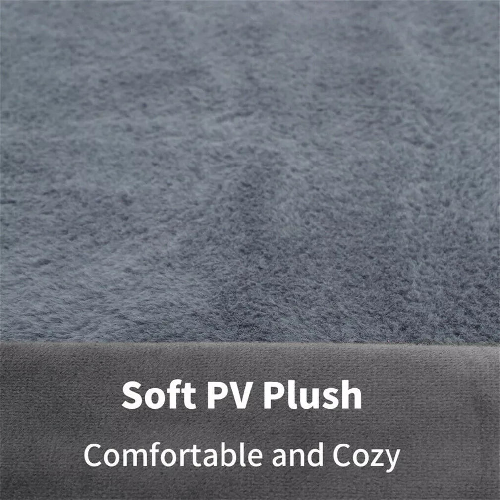 XL Size PawfectFriend Orthopedic Dog Bed 3-Side Comfort Bolster Padded Calming Mattress Bed with Removable Cover