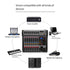 CT-80S Professional Audio Mixer – 8 Channels Bluetooth USB Mixer with Effects, 48V Phantom Power, and Built-in Sound Card, 8 Channels Audio Sound Mixer Mixing DJ Console USB with 48V Phantom Power