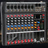 CT-80S Professional Audio Mixer – 8 Channels Bluetooth USB Mixer with Effects, 48V Phantom Power, and Built-in Sound Card, 8 Channels Audio Sound Mixer Mixing DJ Console USB with 48V Phantom Power