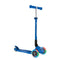 Globber PRIMO Foldable Lights Scooter - Navy Blue/Dark Navy Blue