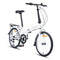 Nomad Folding Bike 20" in Pearl White
