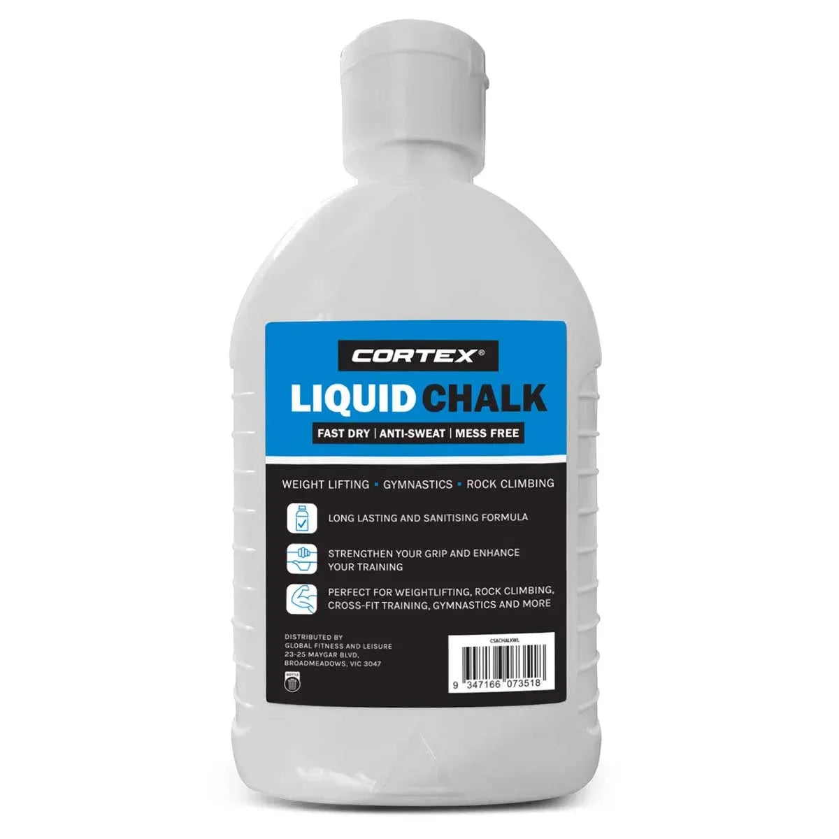Fast Dry Anti-Sweat Liquid Chalk 250ml (Sanitising Formula)