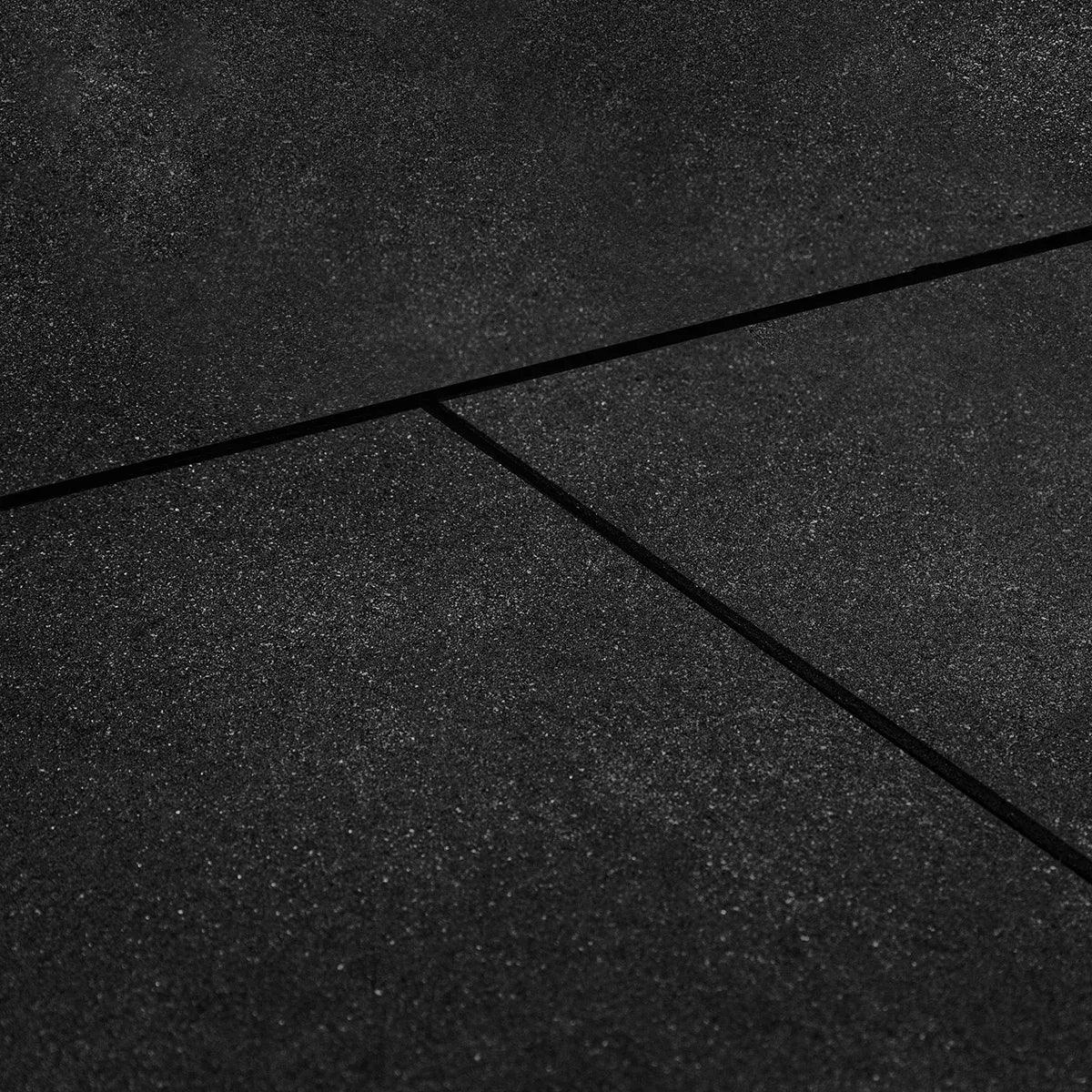 50mm Commercial Dual Density Rubber Gym Floor Tile Mat (1m x 1m) Pack of 2 - Set of 2