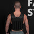 20kg Adjustable Weight Vest with 1kg Increments in Black