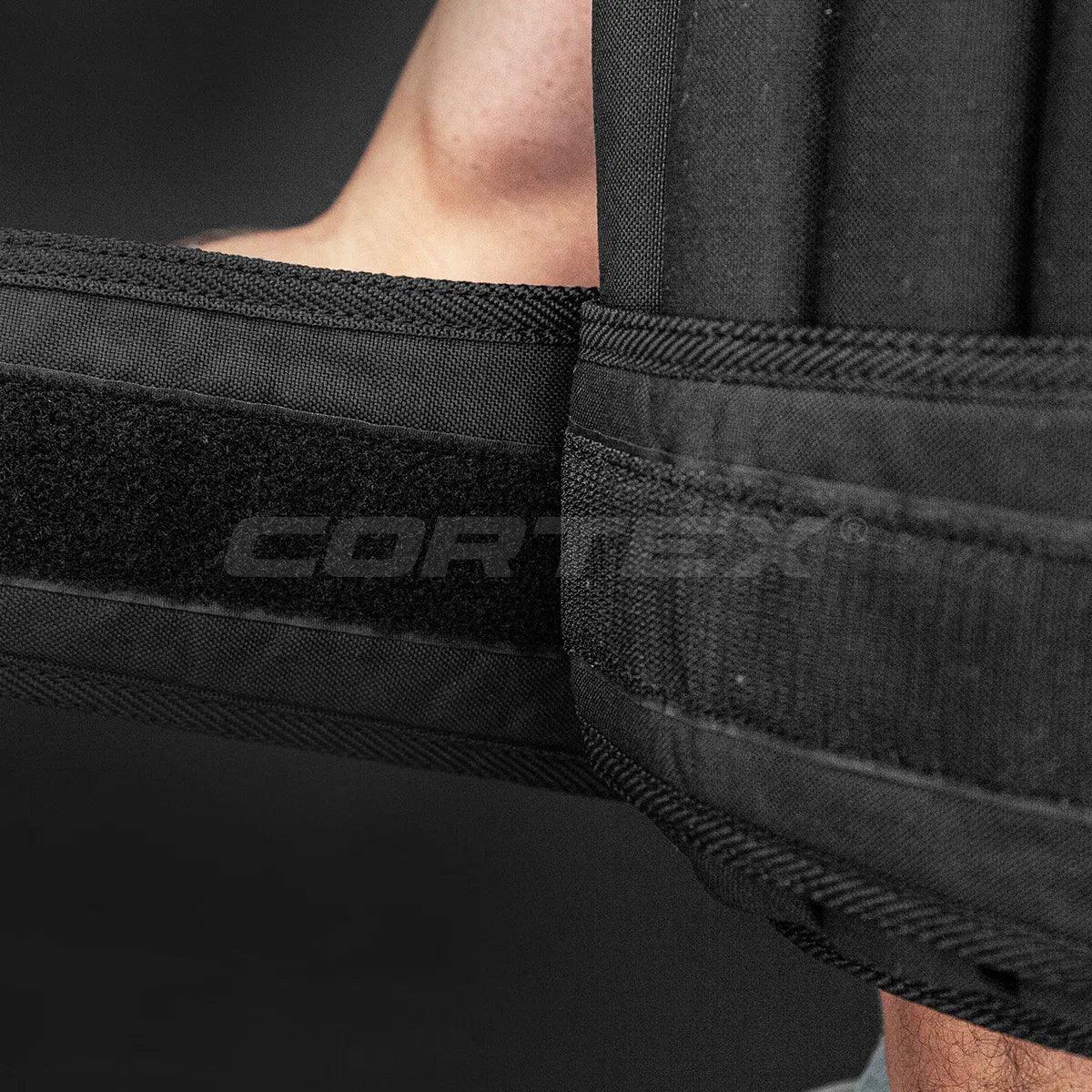 20kg Adjustable Weight Vest with 1kg Increments in Black