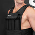 20kg Adjustable Weight Vest with 1kg Increments in Black