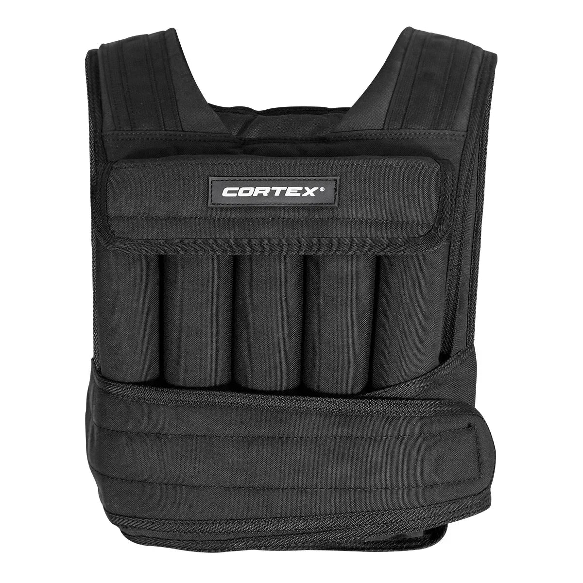 20kg Adjustable Weight Vest with 1kg Increments in Black