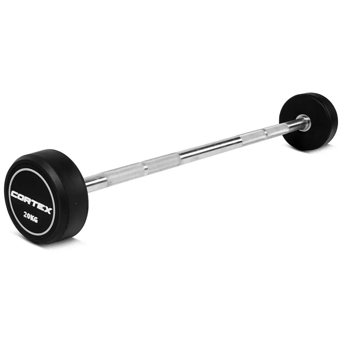 100kg ALPHA Series Fixed Barbell Set with Stand