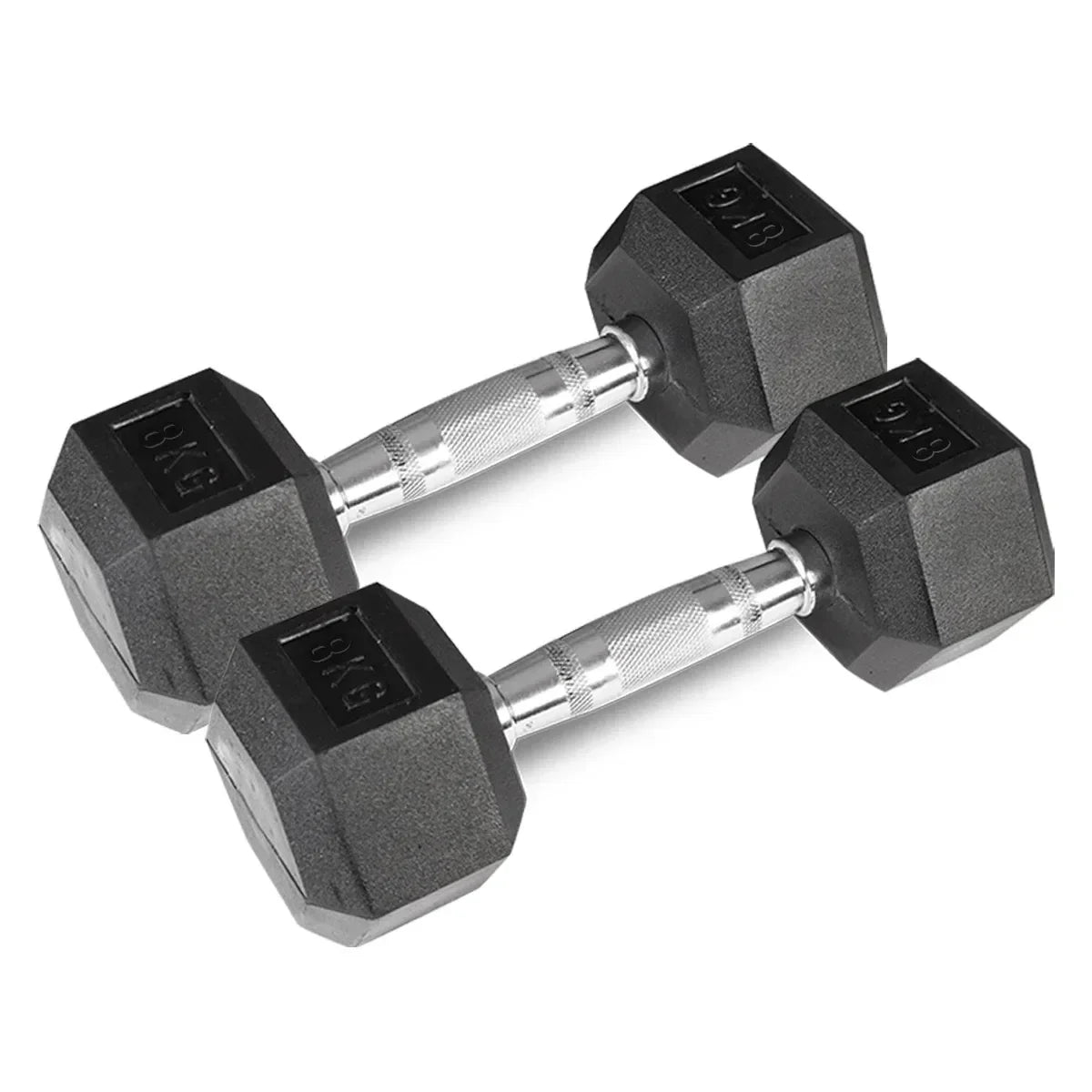 8kg Hex Dumbbell (Pair)