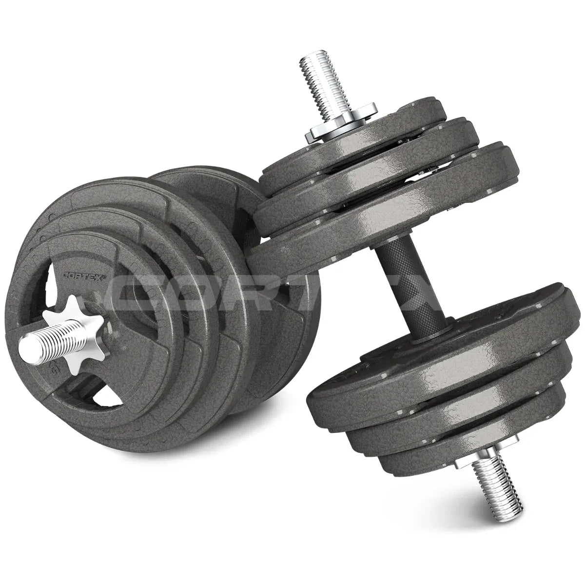 SR10 Squat Rack with 90kg Standard Tri-Grip Weight and Bar Set