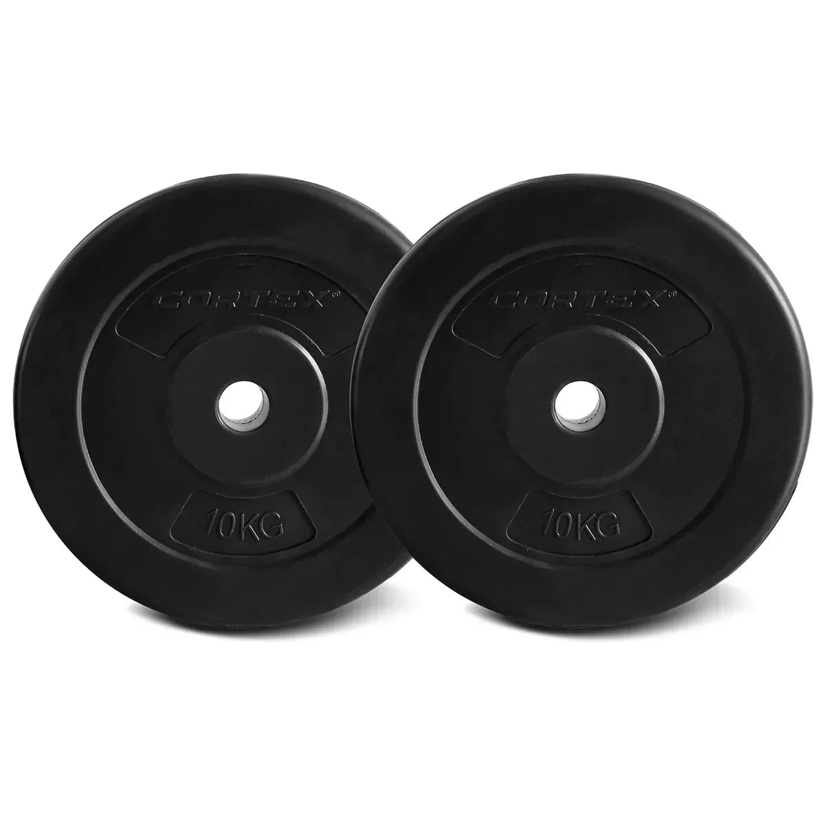 10kg EnduraShell Standard Weight Plates 25mm (2 Pack)