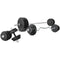 90kg EnduraCast Barbell Weight Set with Dumbbells and Curl Bar Kit