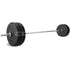 90kg EnduraCast Barbell Weight Set with Weight Tree, PVC Coated Set Kit